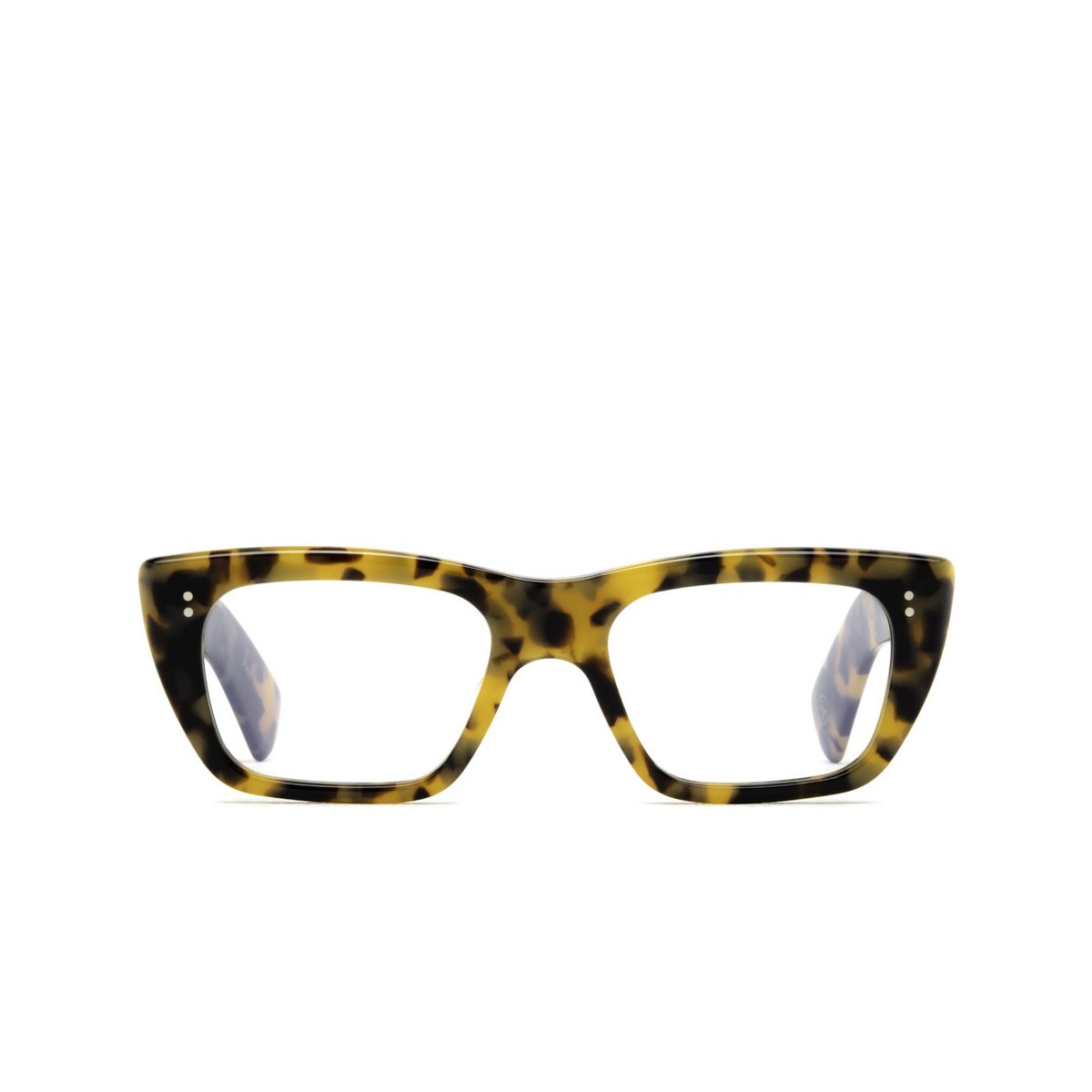 Lesca® Rectangle Eyeglasses: Doxa color Marbled Scale 2 228 - front view.