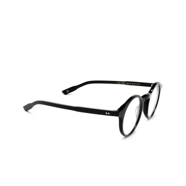Lesca FANA Eyeglasses 10 black - three-quarters view