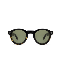 Lesca® Round Sunglasses: Gaston color A1 Dark Havana 