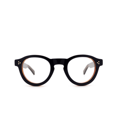 Lesca GASTON Eyeglasses 30 bleu / cognac - front view