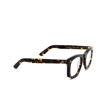 Lesca GURU XL Eyeglasses 424 dark tortoise - three-quarters view