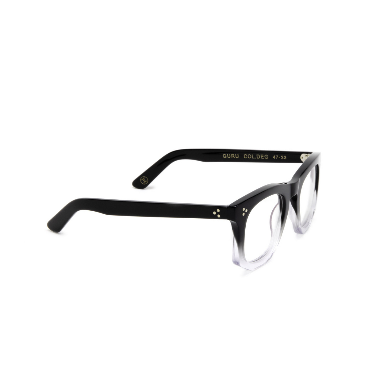 Lesca GURU XL Eyeglasses DEG Gradient Black - three-quarters view
