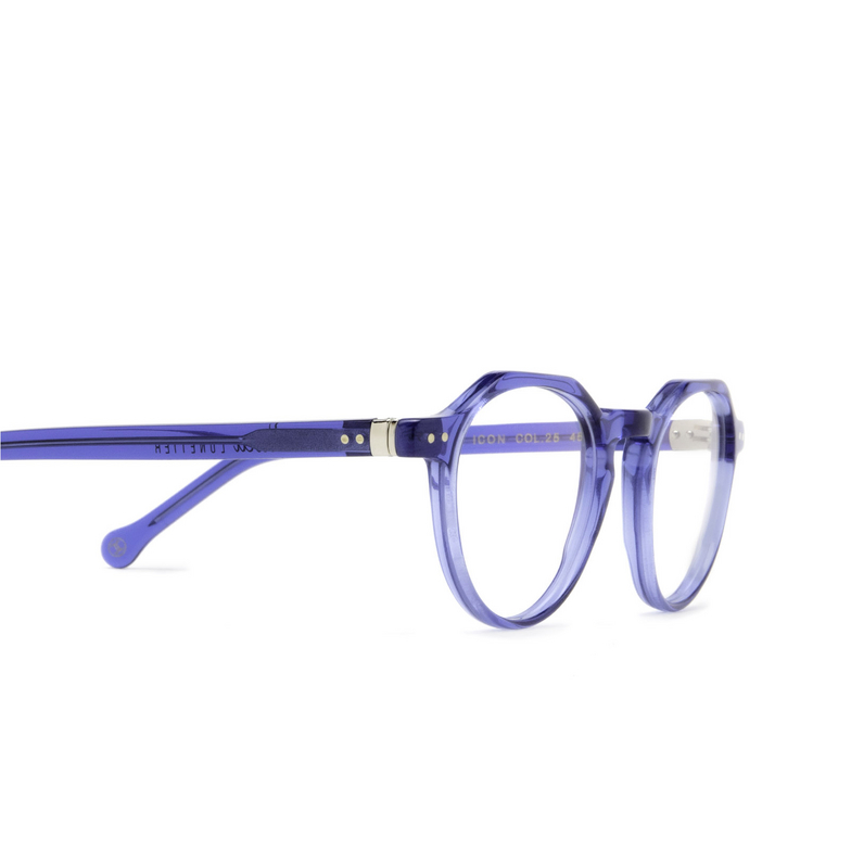 Lesca ICON Eyeglasses 25 blue - 3/4