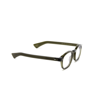 Lesca IOTA Eyeglasses 25 khaki - three-quarters view