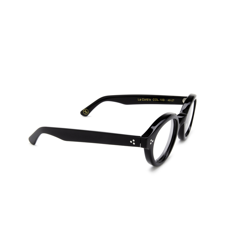 Lesca LA CORBS Eyeglasses BLK black - 2/4