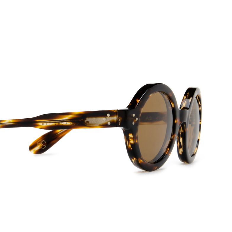 Lesca PHIL Sunglasses A3 / BROWN light jasper tortoise - 3/4