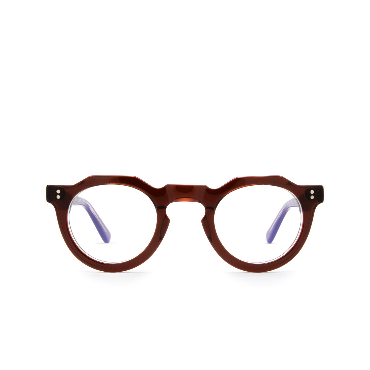Lesca PICA Eyeglasses A4 Red - front view
