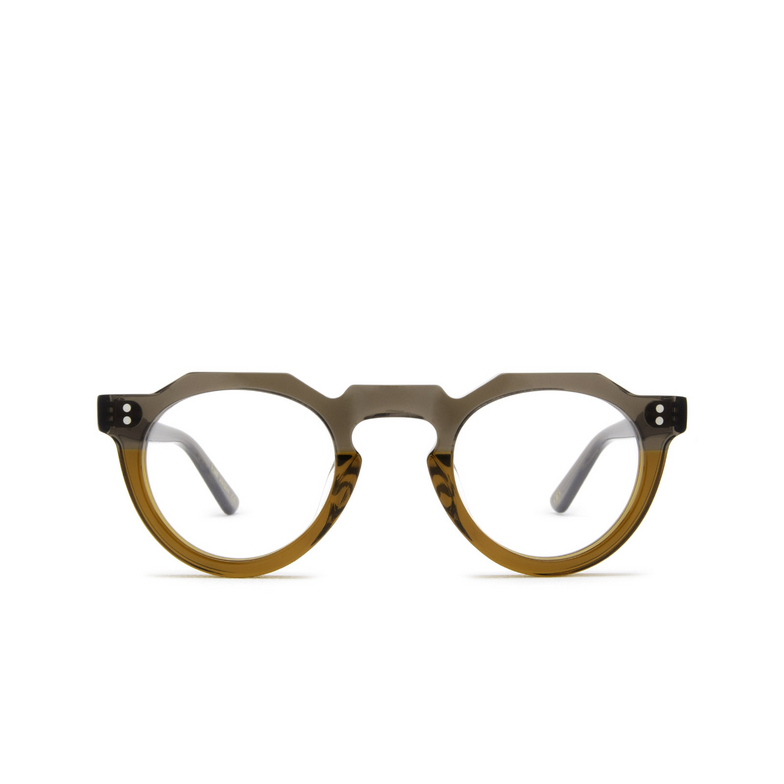 Lesca PICA Eyeglasses GREY / COGNAC - 1/4