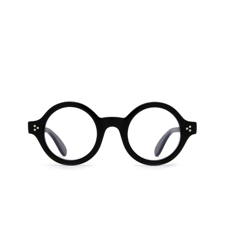 Lesca SAGA Eyeglasses BLK-BLUE black - blue - 1/4