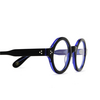 Lesca SAGA Eyeglasses BLK-BLUE black - blue - product thumbnail 3/4