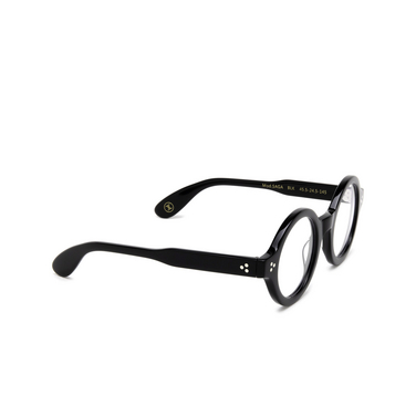 Lesca SAGA Eyeglasses blk black - three-quarters view