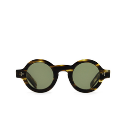 Lesca® Round Sunglasses: Tabu color Dark Scale 1 A3.