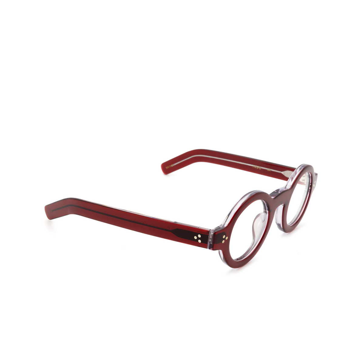 Lesca TABU Eyeglasses A4 Rouge - three-quarters view