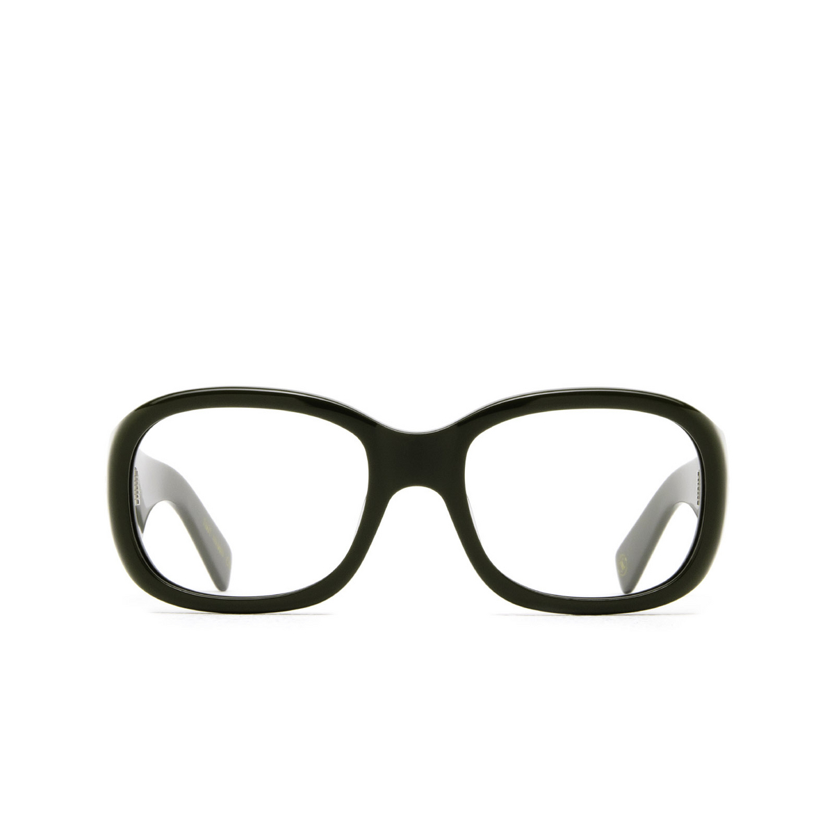 Lesca® Rectangle Eyeglasses: YVES 21 color Khaki - front view.