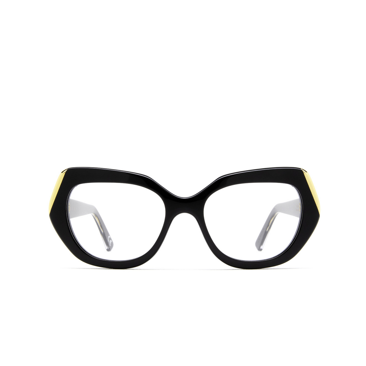 Marni® Irregular Eyeglasses: Antelope Canyon color Black 47B - front view.