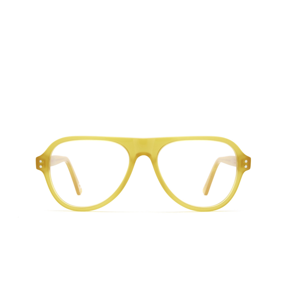 Marni® Aviator Eyeglasses: Blue Ridge Mountains color Miele 4TH - front view.