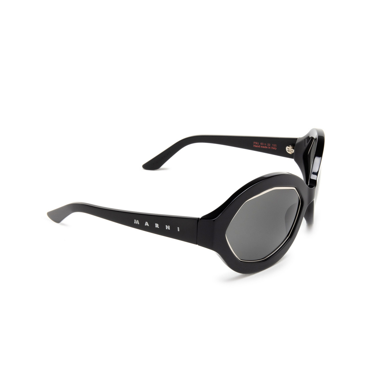 Marni CUMULUS CLOUD Sunglasses P9U Black - three-quarters view