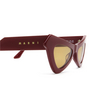 Marni FAIRY POOLS Sunglasses 7QH bordeaux - product thumbnail 3/5