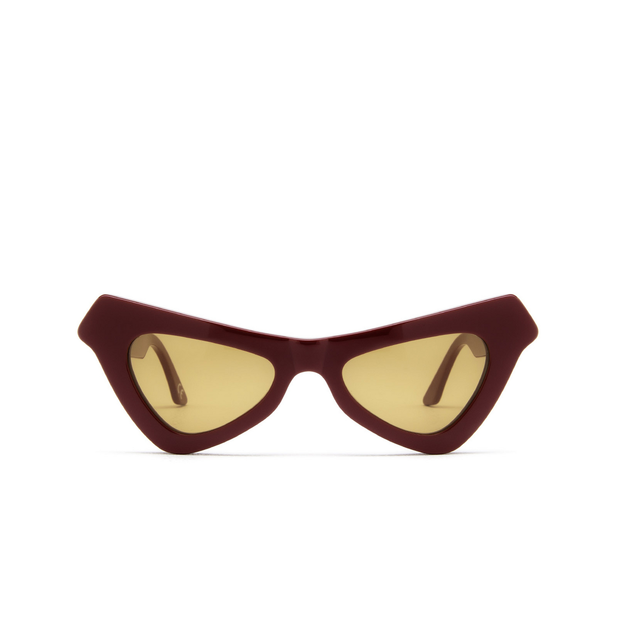 Marni® Irregular Sunglasses: Fairy Pools color Bordeaux 7QH - front view.