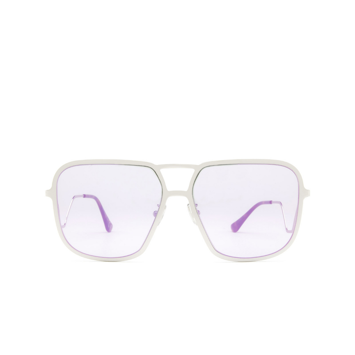 Marni® Square Sunglasses: Ha Long Bay color 9TZ Silver - front view