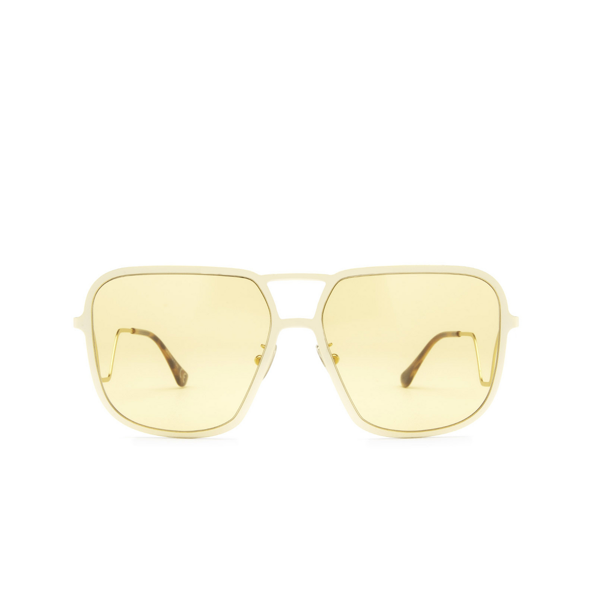 Marni® Square Sunglasses: Ha Long Bay color Yellow HZ2 - front view.