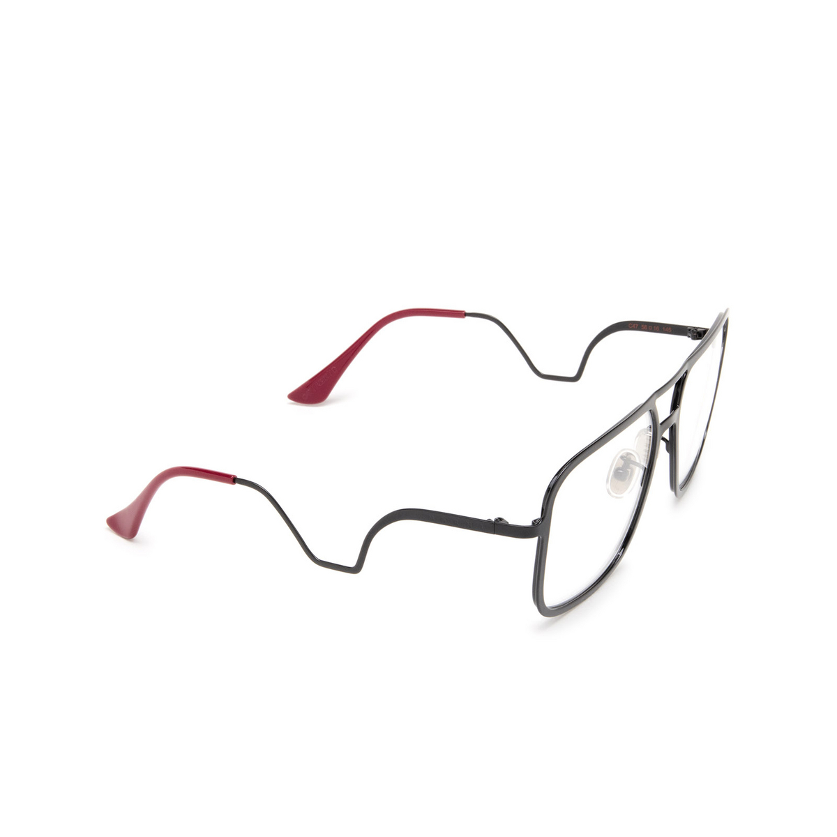 Marni HA LONG BAY OPTICAL Eyeglasses C4F Nero - three-quarters view