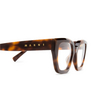 Marni HALLERBOS FOREST Eyeglasses 7LL havana - product thumbnail 3/6