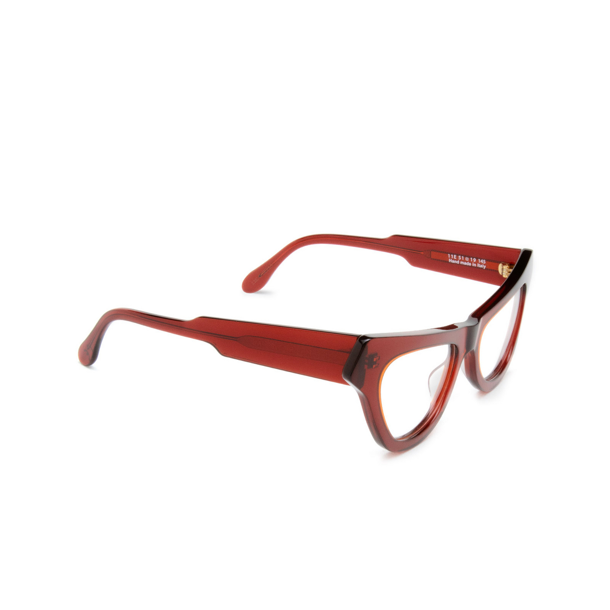 Marni JEJU ISLAND Eyeglasses 11E Red - three-quarters view