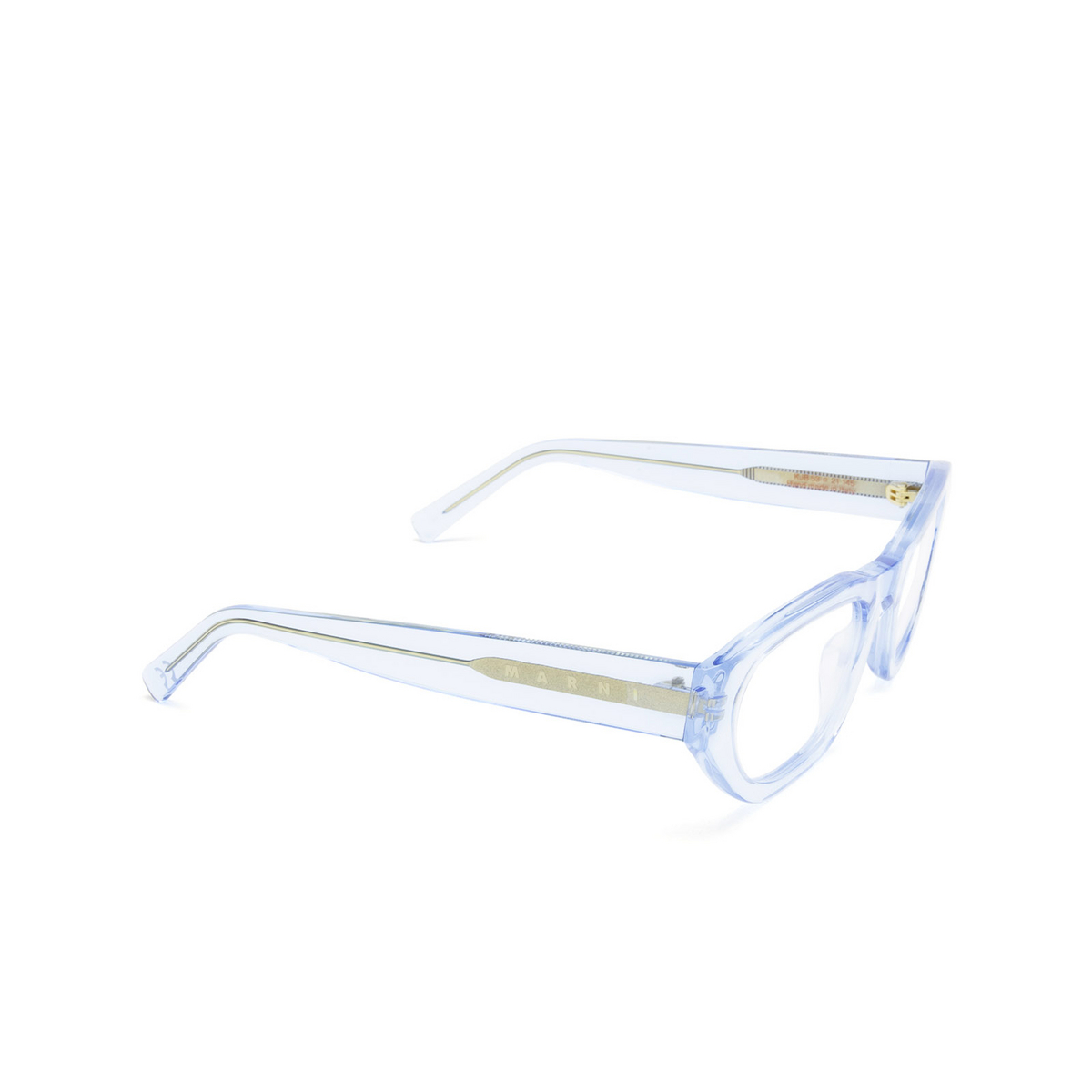 Marni LAAMU ATOLL Eyeglasses KJB Crystal Blue - three-quarters view
