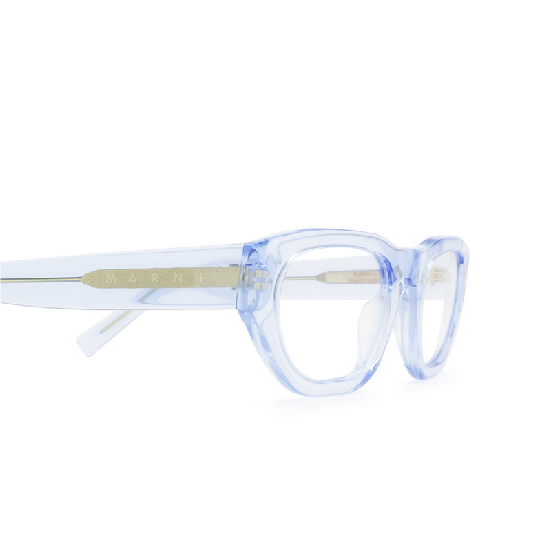 Marni LAAMU ATOLL Eyeglasses KJB crystal blue - 3/6