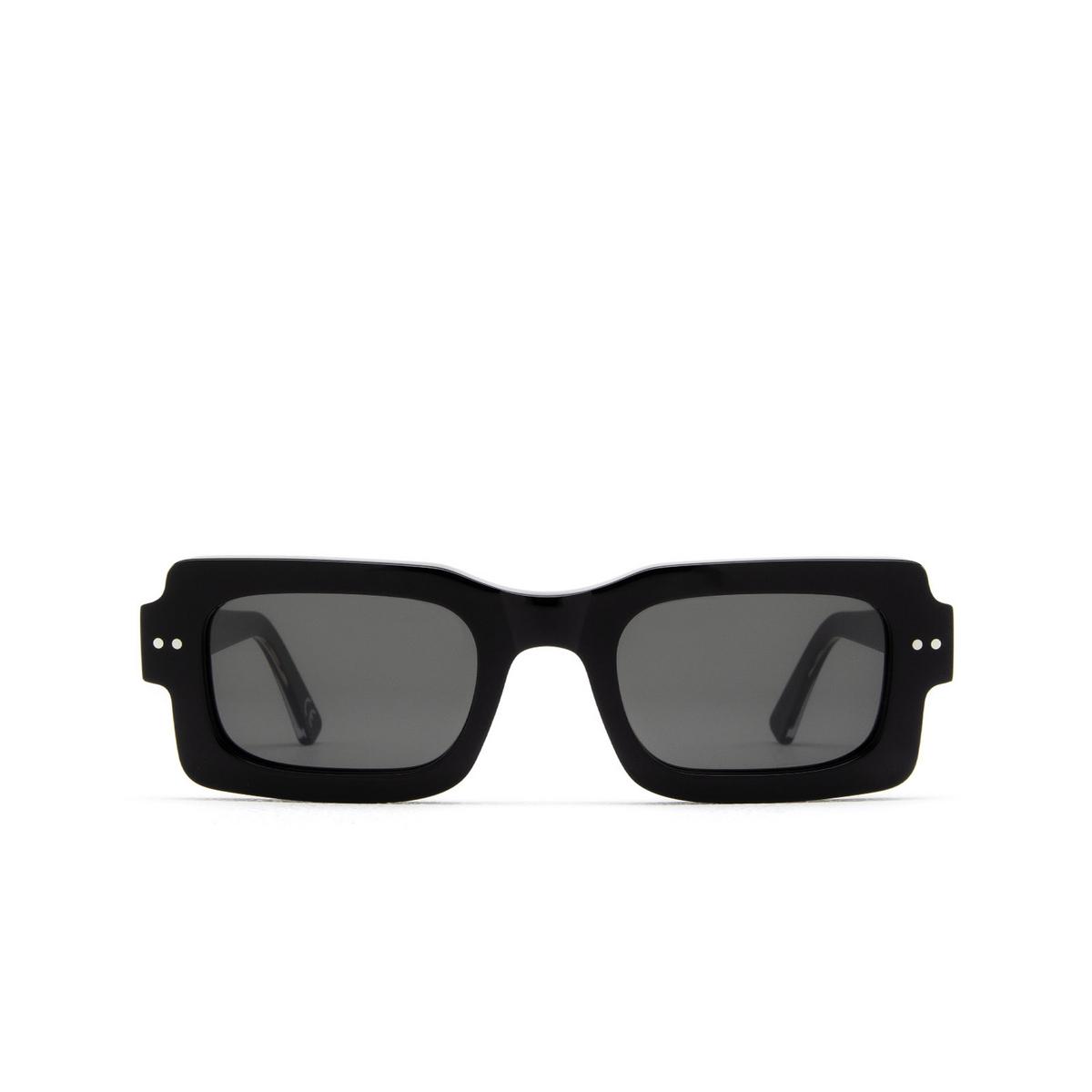 Marni® Rectangle Sunglasses: Lake Vostok color Black Vmi - front view.