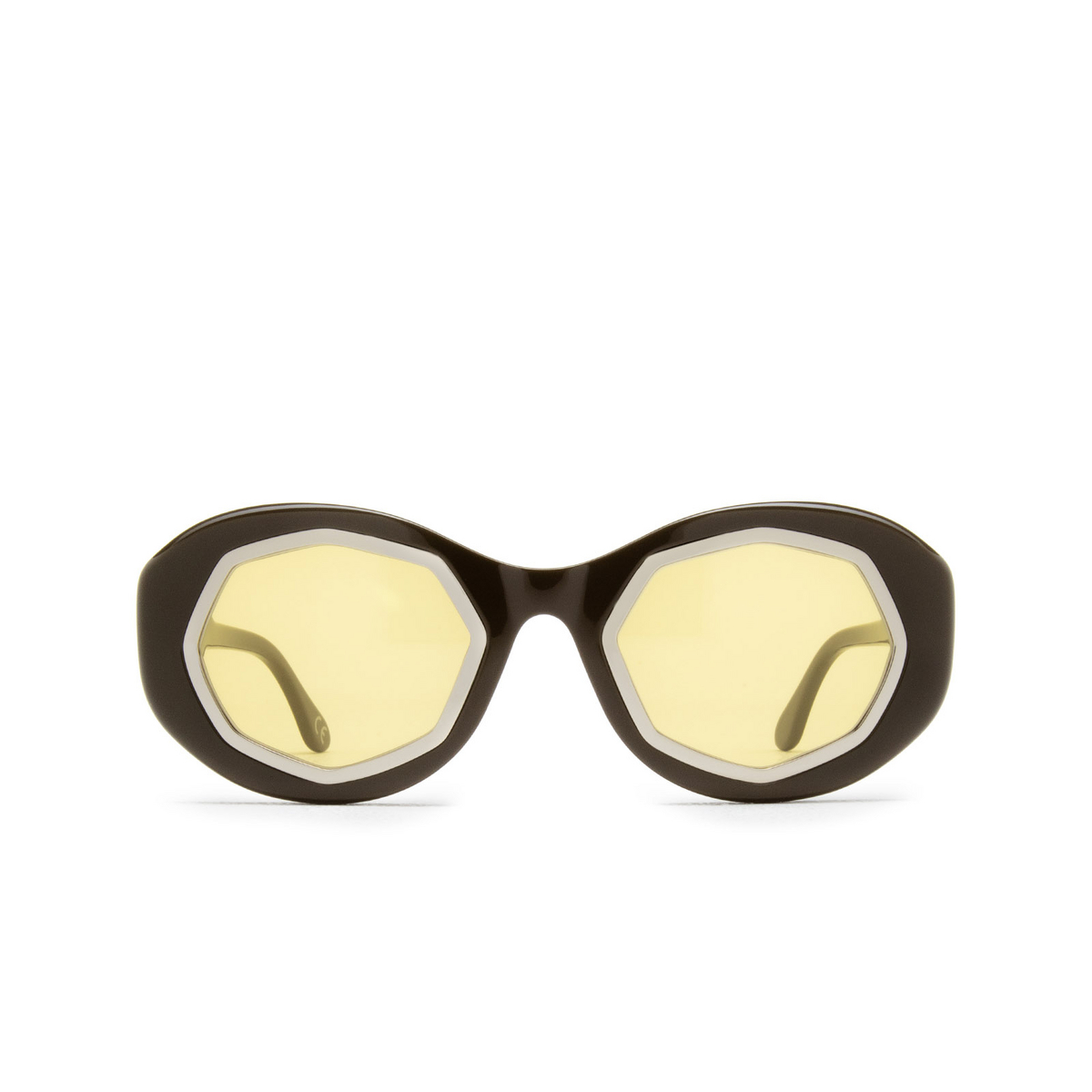 Marni MOUNT BROMO Sunglasses VED Brown - front view
