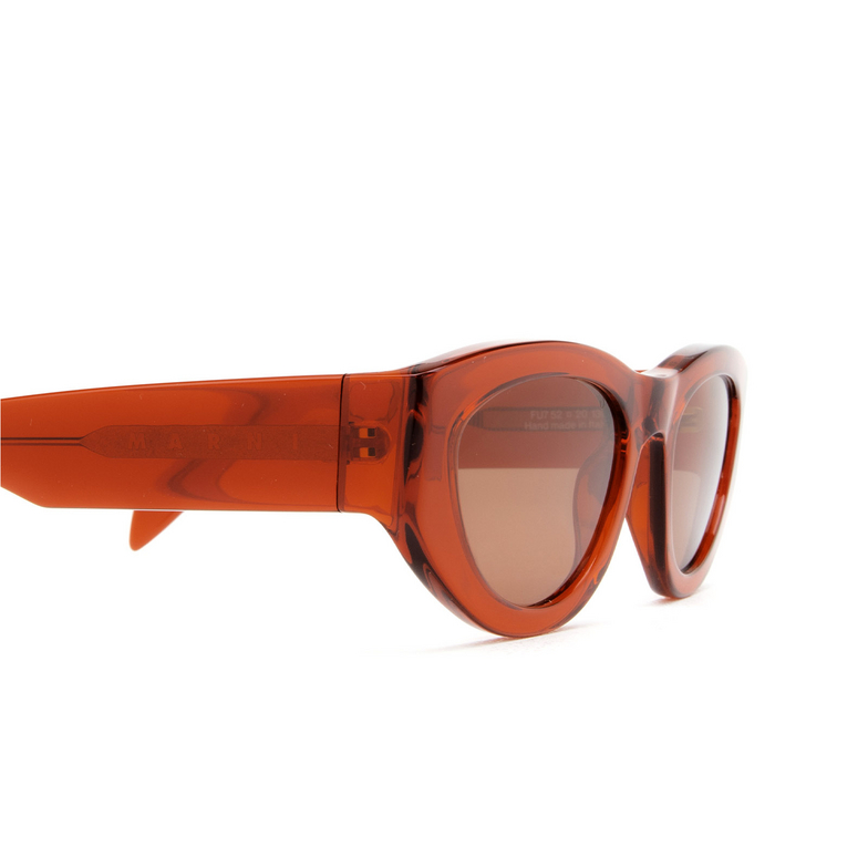 Marni RAINBOW MOUNTAINS Sunglasses FU7 crystal red - 3/5