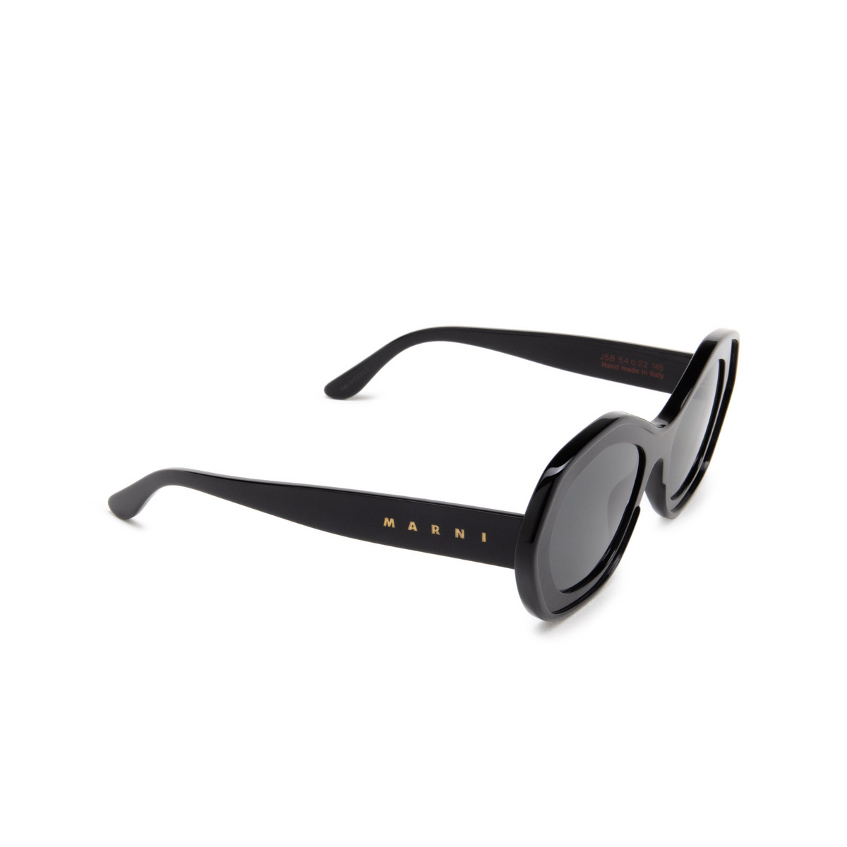 Marni ULAWUN VULCANO Sunglasses J5B Black - three-quarters view