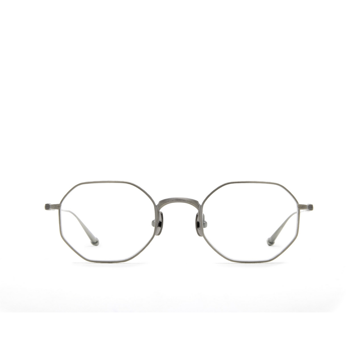 Matsuda® Square Eyeglasses: M3086 OPT color Antique Silver As - front view.