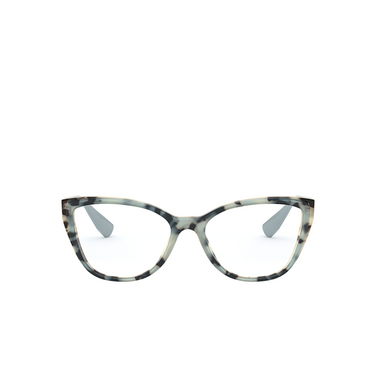 Miu Miu CORE COLLECTION Korrektionsbrillen 08d1o1 beige havana top blue - Vorderansicht