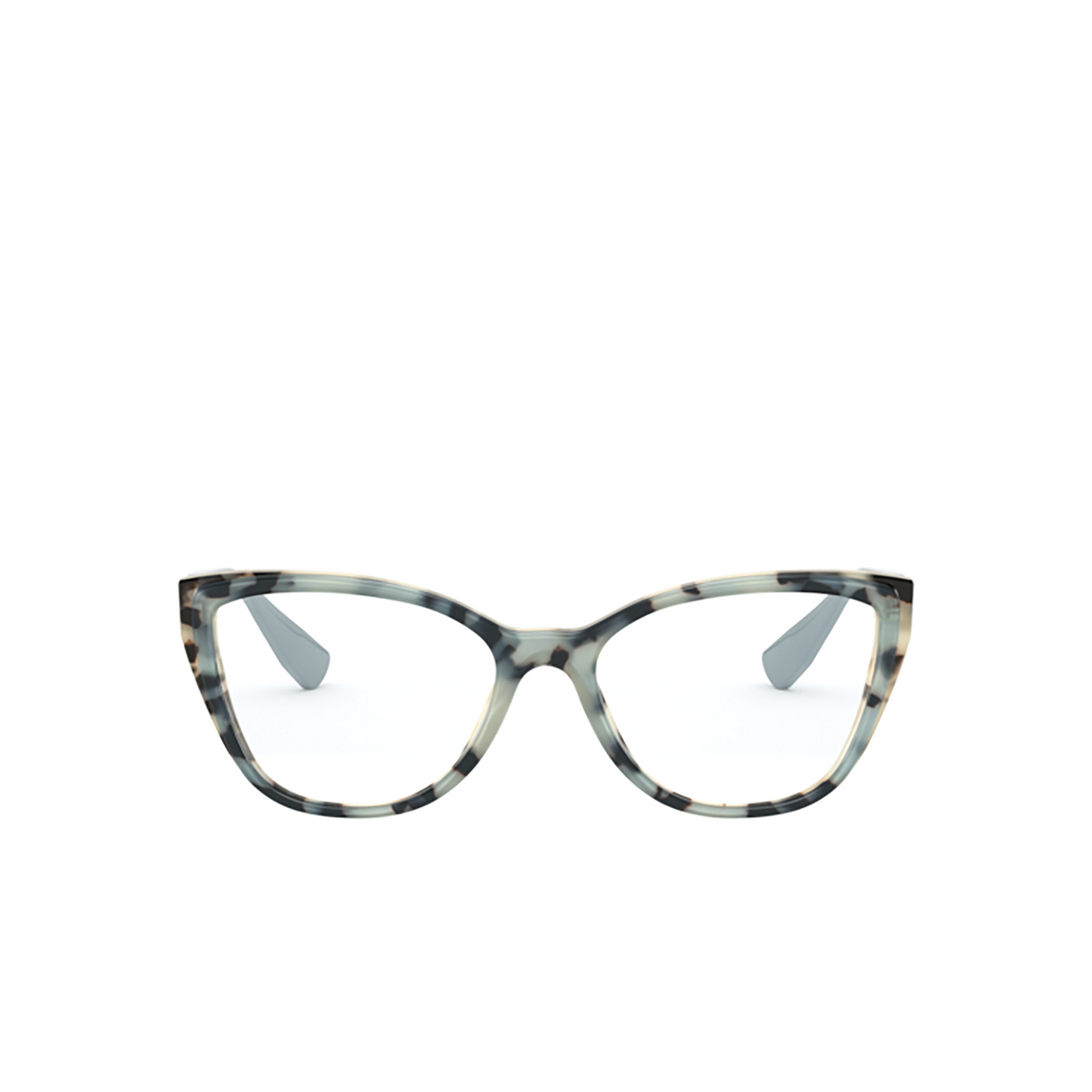 Miu Miu CORE COLLECTION Eyeglasses 08D1O1 Beige Havana Top Blue - front view
