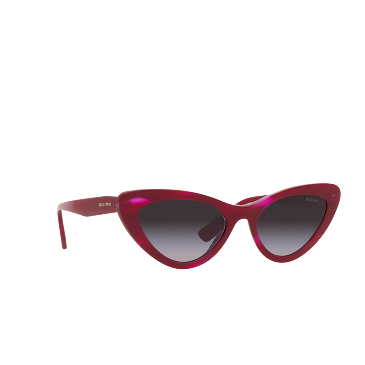 Miu Miu MU 01VS Sunglasses 16H09S Bordeaux - three-quarters view