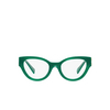 Miu Miu MU 01VV Korrektionsbrillen 15H1O1 green - Produkt-Miniaturansicht 1/3
