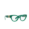 Miu Miu MU 01VV Korrektionsbrillen 15H1O1 green - Produkt-Miniaturansicht 2/3