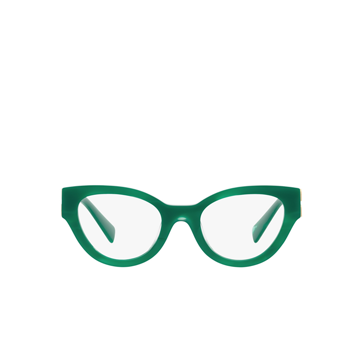 Miu Miu MU 01VV Eyeglasses 15H1O1 Green - front view