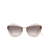 Miu Miu MU 01XS Sunglasses 09N4K0 light brown transparent - product thumbnail 1/3