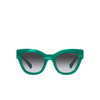 Miu Miu MU 01YS Sonnenbrillen 15H09S green - Produkt-Miniaturansicht 1/3