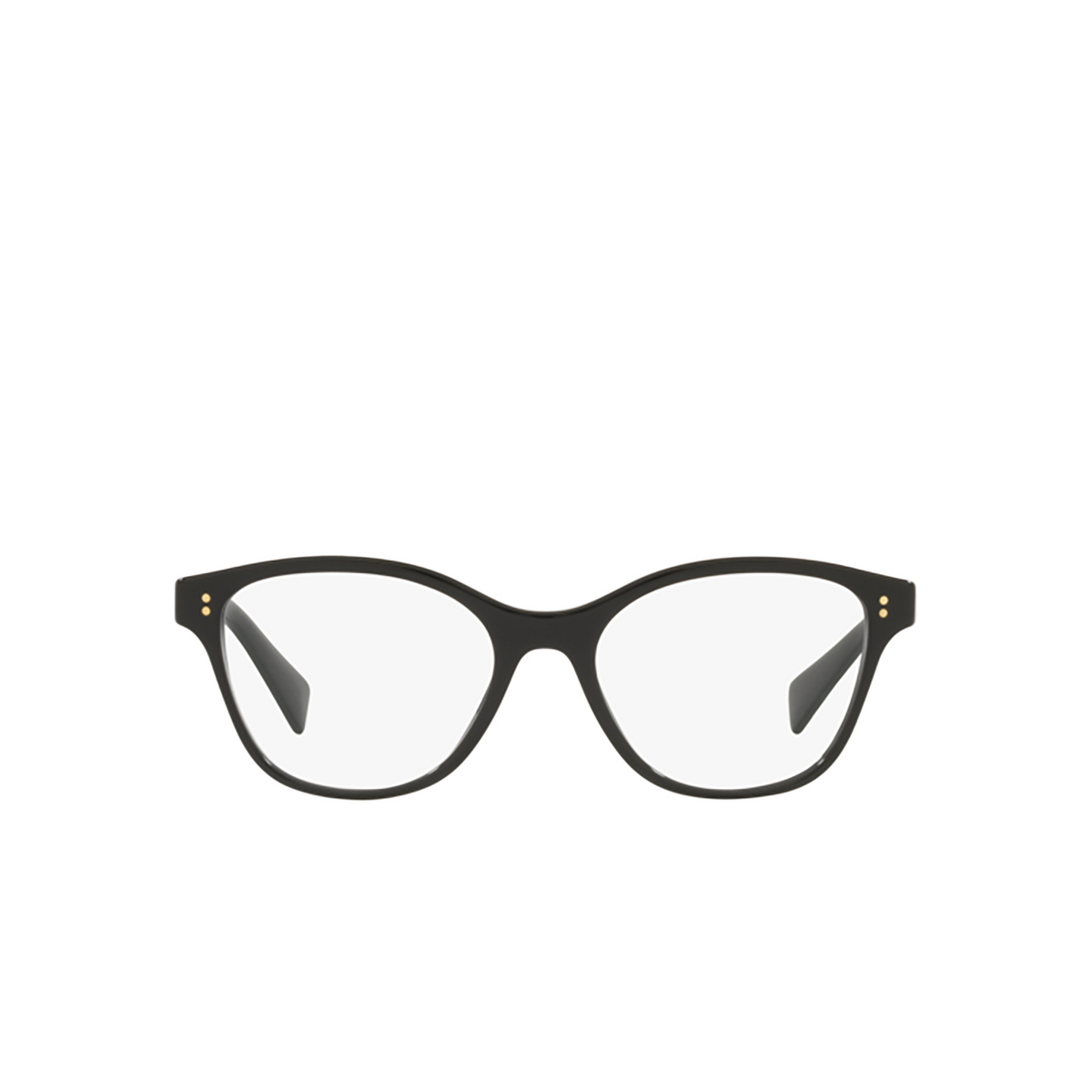 Miu Miu MU 02UV Eyeglasses 1AB1O1 Black - front view