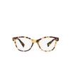 Miu Miu MU 02UV Korrektionsbrillen 7S01O1 light havana - Produkt-Miniaturansicht 1/3