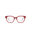 Miu Miu MU 02VV Eyeglasses 10D1O1 red white - product thumbnail 1/3