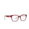 Miu Miu MU 02VV Eyeglasses 10D1O1 red white - product thumbnail 2/3