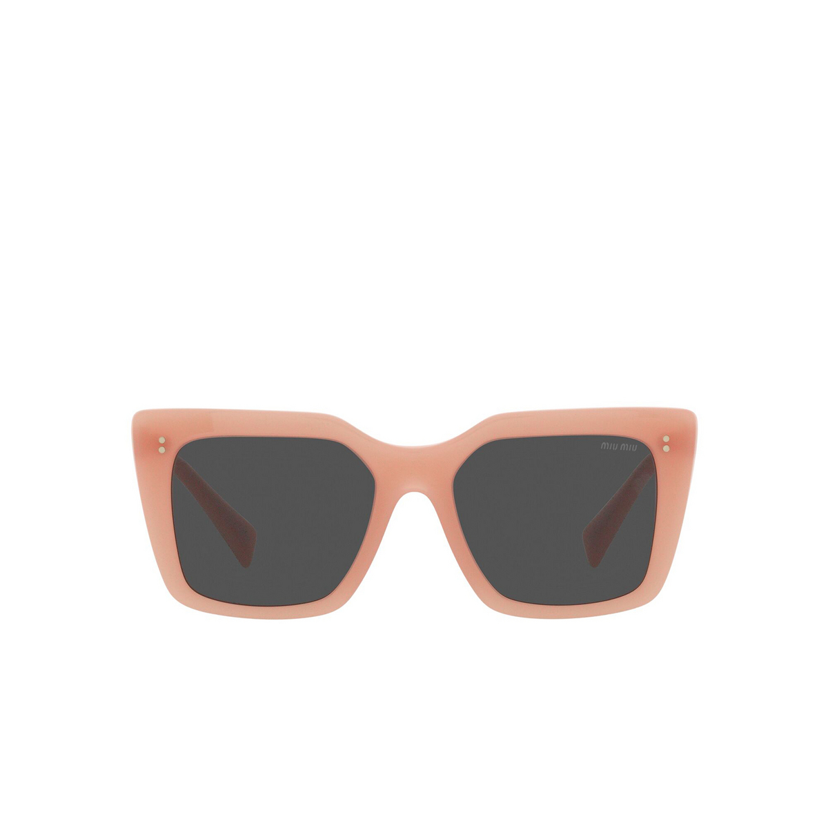 Miu Miu® Square Sunglasses: MU 02WS color Pink Opal 06X5S0 - front view.