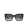 Miu Miu MU 02WS Sunglasses 1AB5D1 black - product thumbnail 1/3