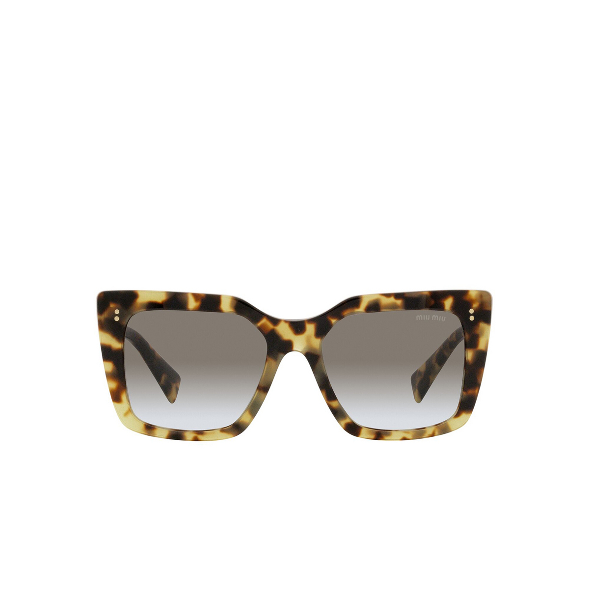 Miu Miu® Square Sunglasses: MU 02WS color Light Havana 7S00A7 - front view.